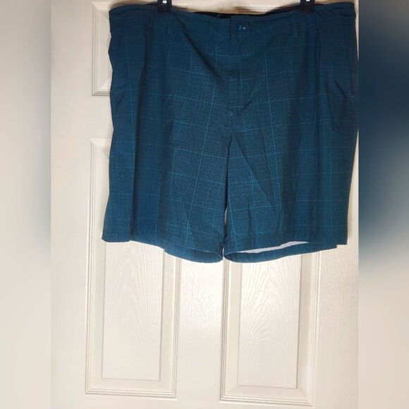 George 46 Ocean Plaid Cord Pockets Men's Swimwear Shorts - Picture 1 of 8